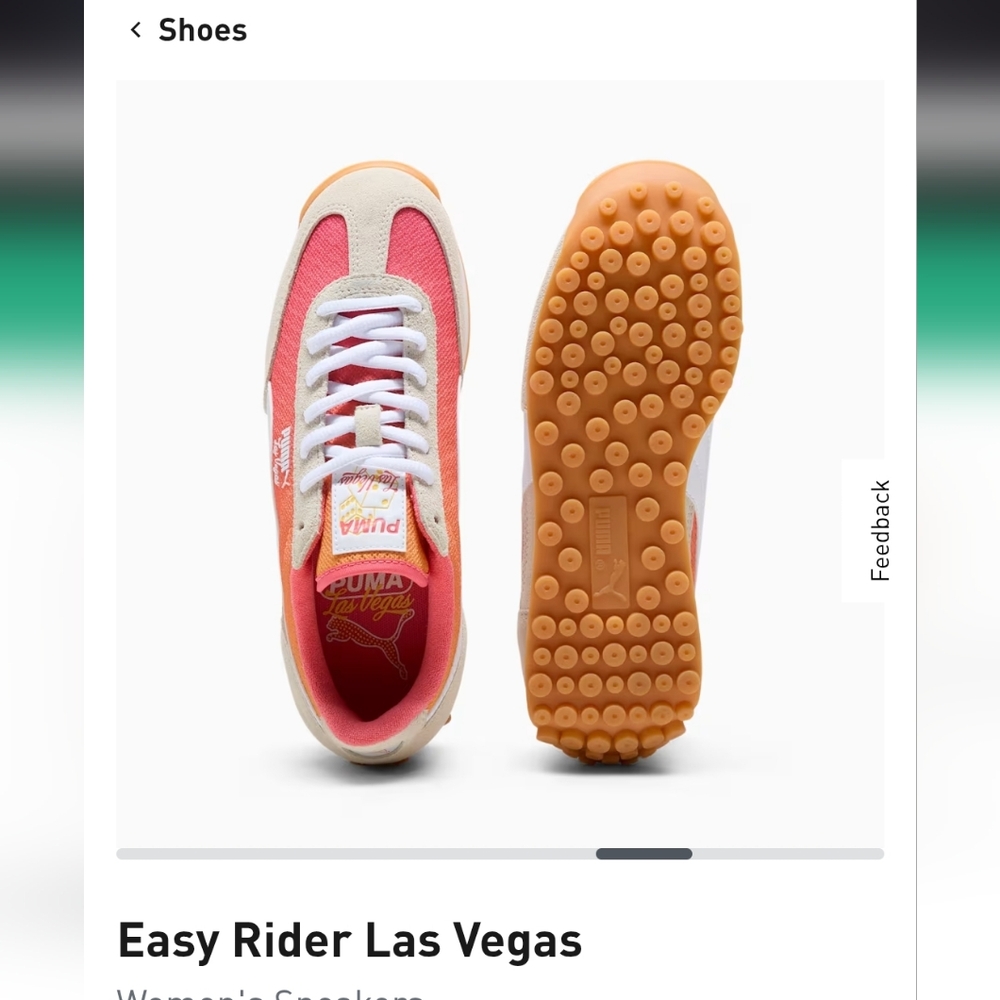 Puma Pink and Orange Sneakers